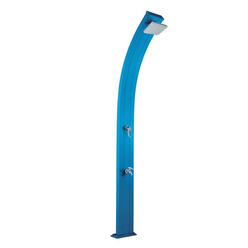 Douche solaire so spring bleu 30l + rince pieds