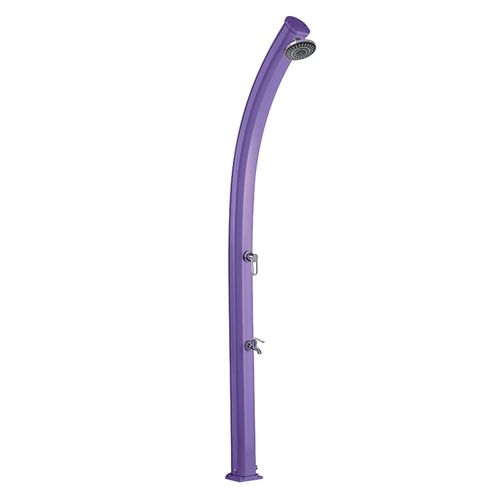 Douche Solaire Extérieure Jolly 25L Formidra 233x15x16.5cm- Aluminium - Rince pieds, Pommeau et Mitigeur -