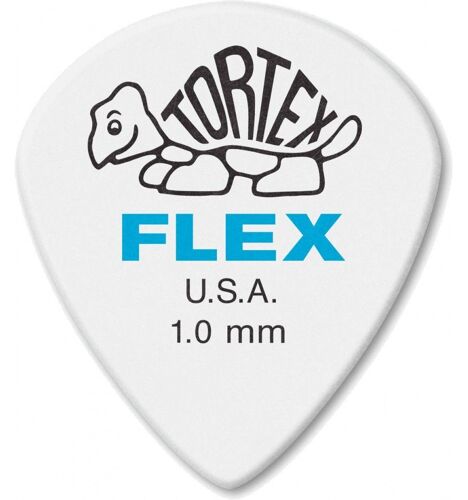Dunlop 466p100 - 12 Médiators Tortex Flex Jazz Iii Xl - 1.00 Mm