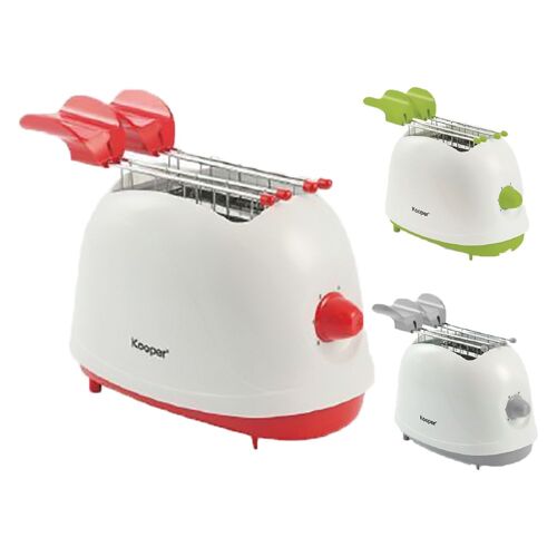 1 X GRILLE-PAIN eLECTRIQUE TOASTY SMART 700 W - couleurs assorties