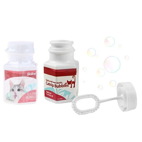 Bulles En Aérosol D'herbe À Chat Pour Animaux De Compagnie, Jouets D'environ 17ml, Non Toxique, Sûr, Facile À Utiliser, Cadeau, Attire L'attention Des Chats