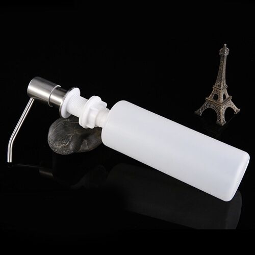 Distributeur de savon en ABS, pour les mains, pour la cuisine et la salle de bains, en acier inoxydable, pour savon liquide, Lotion, détergent, 300ml