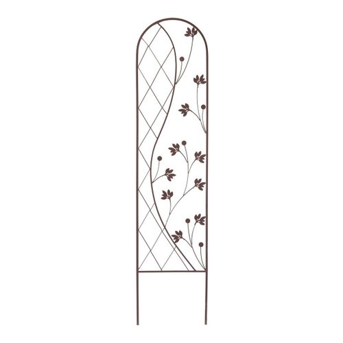 Treillis Floral Zen"" Yin And Yang"" 0,35 X 1,50 M - Marron