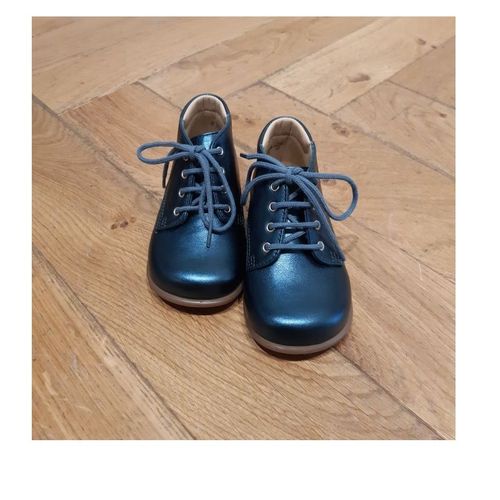 Bottillons 21 Cuir Bleu Marine Classique Qualité Fabrication Italienne Chaussures Semelle Antidérapante Lacets Confort Marche Soutien Pieds Boots Petit Enfant Souliers Debutant Promenade Bottines Bebe