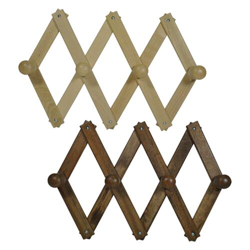 Cintre EXTENSIBLE 4 places - bois clair