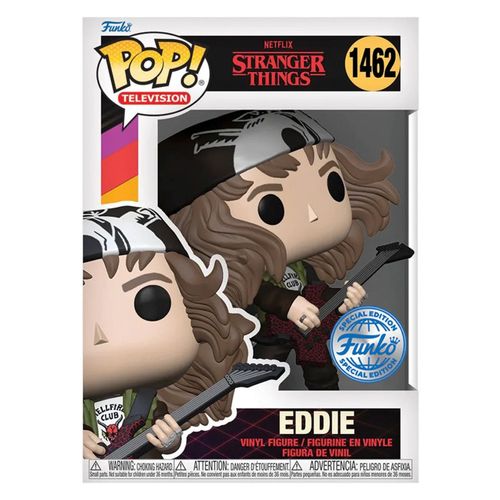 Figurine Funko Pop - Stranger Things N°1462 - Eddie - Métallique (76101)