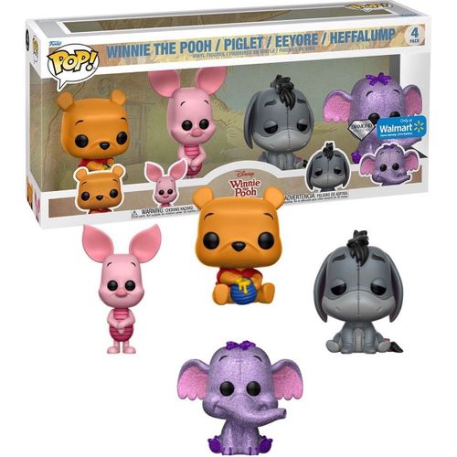 Figurine Funko Pop - Winnie L'ourson [Disney] - Winnie / Porcinet / Bourriquet / Efélant - Pack (66843)