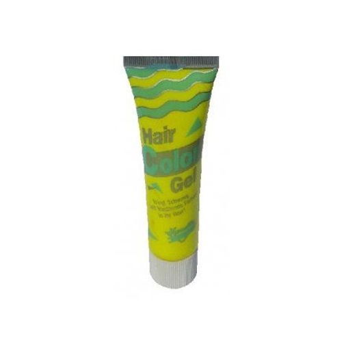 1 Tube De Gel Jaune Fluo - 40 Ml - Accessoires Deguisements Carnaval - Halloween - Fete - Enfant Et Adulte