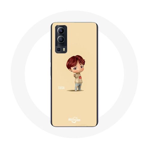 Coque Pour Vivo Y72 Bts Tinytan Animation Suga