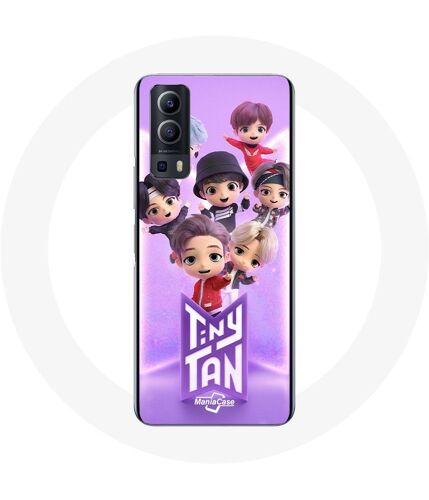 Coque Pour Vivo Y72 Bts Tinytan Animation Affiche Rm Jin Suga J-Hope Jimin Jungkook Et V
