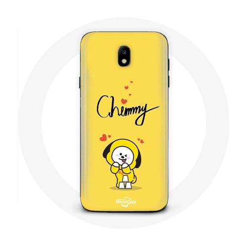 Coque Pour Samsung Galaxy J3 2017 Bts Bangtan Garçons Bt21 Chimmy Jimin Fond Jaune