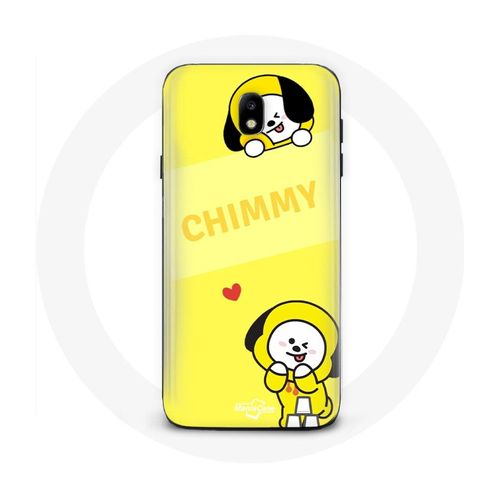 Coque Pour Samsung Galaxy J3 2017 Bts Bangtan Bt21 Chimmy Jimin Fond Jaune
