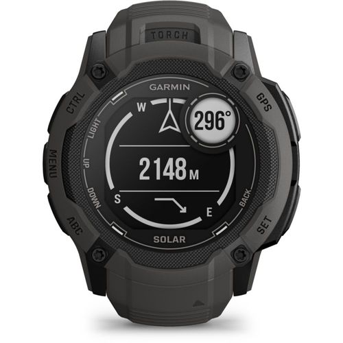 Montre Connectée Mixte Garmin Instinct 2x Solar 010 02805 00 Gris