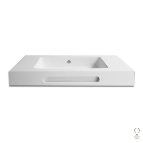 1 X LAVABO. ÉVIERS ET ACCESSOIRES EN CÉRAMIQUE Beige 81X46Xh12 Sono centrale