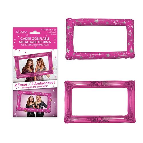 Cadre Gonflable Photobooth Fuchsia