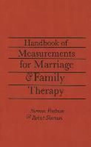 Handbook Of Measurements For Marriage And Family Therapy