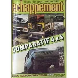 Echappement 138 De 1980 Matra Rancho,Mehari Rodeo,Lada Niva,Daihatsu Taft,Range Rover,Mercedes Gd340,Toyota Land Cruiser,Cournil,Iste,Audi Quattro,Lyon Charbonnieres,Garrigues,Coupe R5,