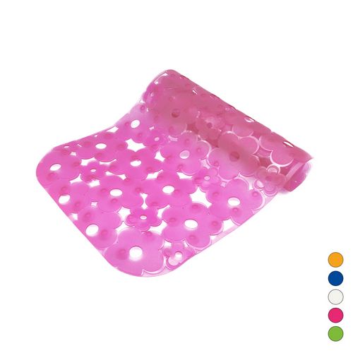 1 X TAPIS DE DOUCHE. PLATEFORMES DE DOUCHE. ANTIDÉRAPANT Orange