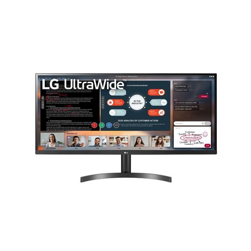 LG 34WL500-B - Écran LED - 34" - 2560 x 1080 UWFHD - IPS - 300 cd/m² - 1000:1 - HDR10 - 5 ms - 2xHDMI - texture noire