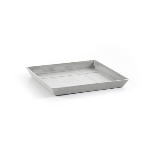 Soucoupe Square 40 Blanc Gris - 35,5 X 35,5 X H. 3,5 Cm