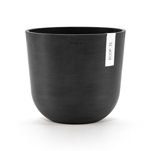 Pot Rond Oslo 25 Gris Foncé - Ø 25 X H. 21,8 Cm - 7,7 L
