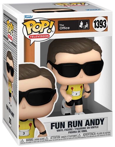 The Office Us - Figurine Pop! Fun Run Andy 9 Cm