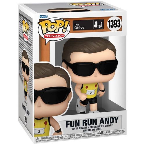 The Office Us - Figurine Pop! Fun Run Andy 9 Cm