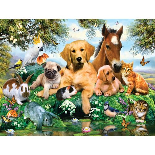 Puzzle Pièces Xxl - Les Amis De L'été - Puzzle 500 Pièces