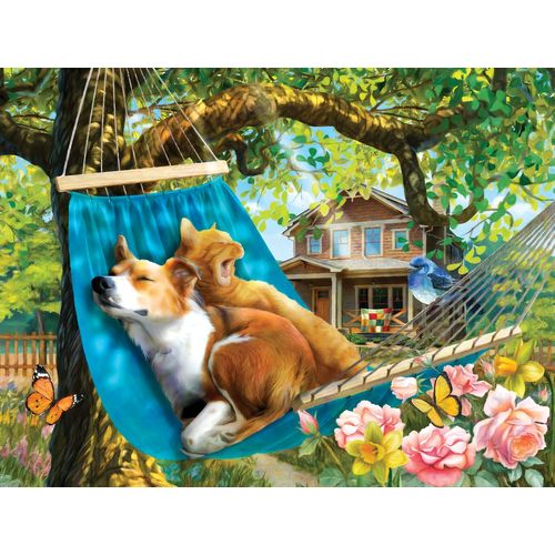 Puzzle Pièces Xxl - L'heure De La Sieste - Puzzle 500 Pièces