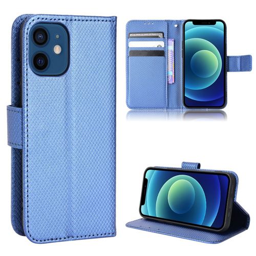 Coque Iphone 12 Mini,Etui Pour Iphone 12 Mini,Coque En Cuir Pour Iphone 12 Mini,Convient A Etui La Iphone 12 Mini,Bleu