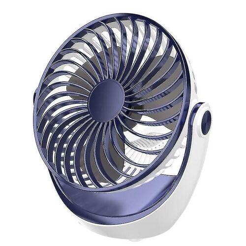 Ventilateur de bureau USB, ventilateur silencieux portable, mini ventilateur puissant, petit ventilateur de table à 3 vitesses pour la chambre à coucher, le bureau, la maison, la cuisine (rotation à 3