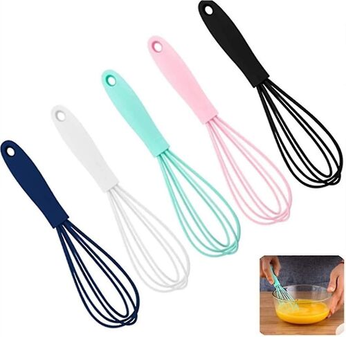 Fouet En Silicone -5 Pcs Cuisine Colorée Mini Fouets En Silicone