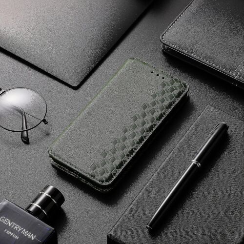 Étui pour Google Pixel 6 Pro Flip Cover Wallet Flip Cover Wallet Magnétique Protection Handytasche Étui Etui - Vert