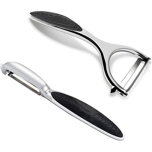 2pcs Éplucheur De Légumes Pour Cuisine, Éplucheurs De Pommes De Terre Pour Lame Droite De Fruits, Poignée Antidérapante Durable