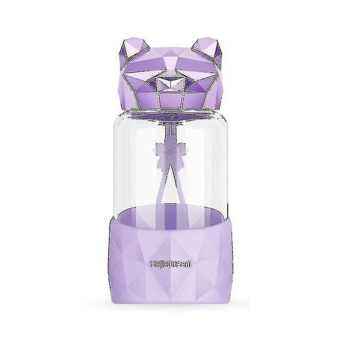 Mignon Bouteille Portable En Verre Bouteille 350ml, Verres À Boire Résistants À La Chaleur Mini