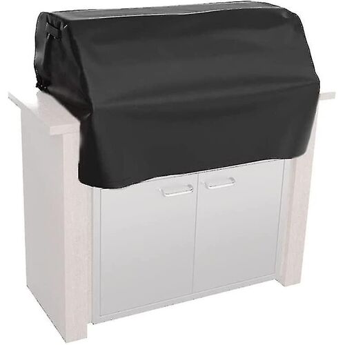 Véranda Imperméable à l'eau Barbecue Construit Dans Le Grill Top Cover Heavy Duty Island Bbq Head Protector Coupe-vent (un) 1pc