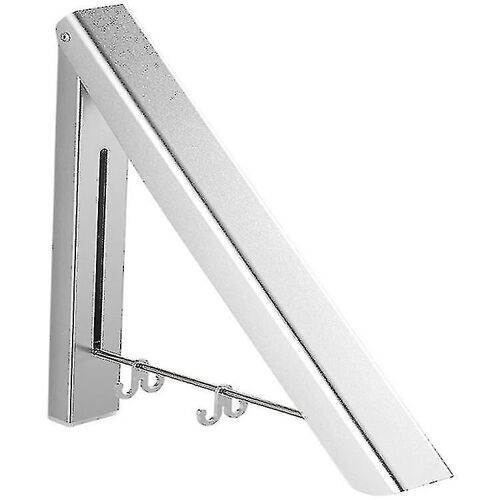 Cintre à vêtements pliable, cintre mural pliant, organisateur de rangement de vêtements pour buanderie salle de bain buanderie