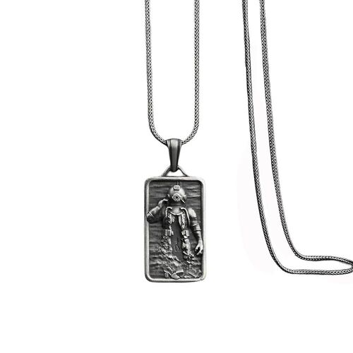 Collier En Acier Titane Pour Hommes Collier Personnalisé Élégant Pour Un Usage Quotidien