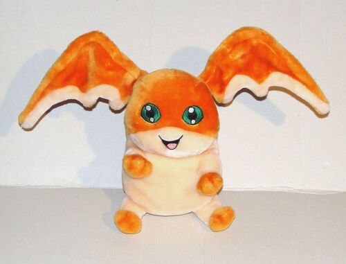 peluche digimon patamon sonore jemini vintage 2000 - doudou patamon toei animation 28 cm
