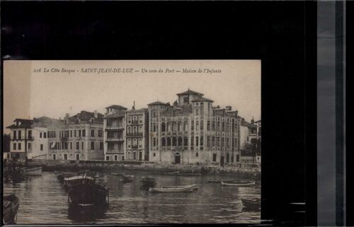 Carte Postale Saint-Jean-De-Luz * Un Coin Du Port ¿ Maison De L¿Infante En L'état Sur Les Photos