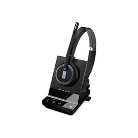 EPOS IMPACT SDW 5066T - Système de casque - sur-oreille - DECT - sans fil, filaire - noir - Certifié pour Microsoft Teams, Optimisé pour la CU