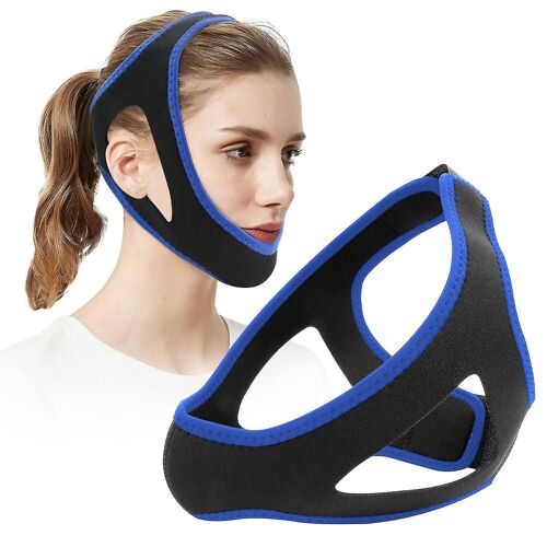 Anti Ronflement Mentonnière Arrêt Ronflement Apnée Du Sommeil Ceinture De Soutien De La Mâchoire Solution De Sécurité 