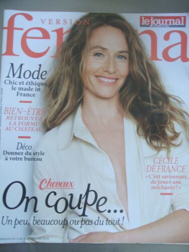 Version Femina 857: Cécile De France / Des Collèges Pour Les Ados "Différents"/La Forme Au Chateau