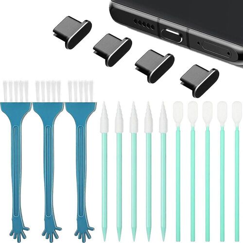 Ensemble de prise de poussière pour Smart Phone Port étanche à la poussière Phone Port Stopper pour l'extérieur