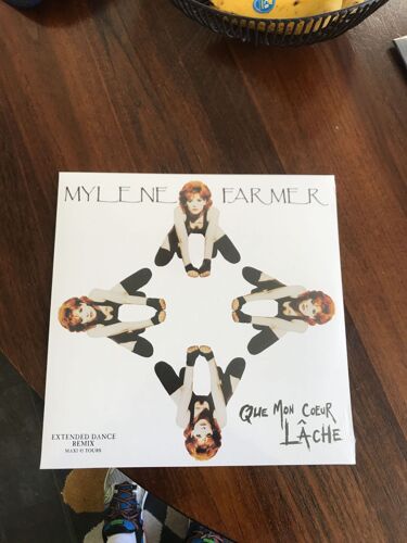 Mylene Farmer Que Mon Coeur Lache Reedition 2018 Éditon Transparente