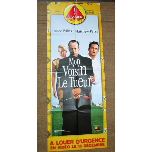 Mon Voisin Le Tueur - Bruce Willis, Matthew Perry - Affiche De Vidéoclub Format 159x60cm