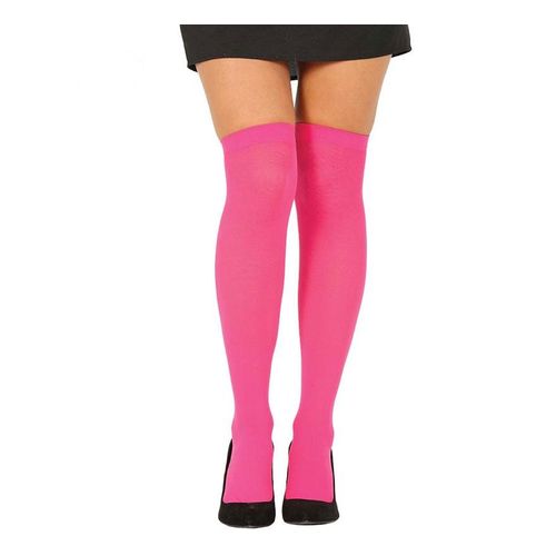 Bas Couleur Fuchsia (Taille Unique Adulte)