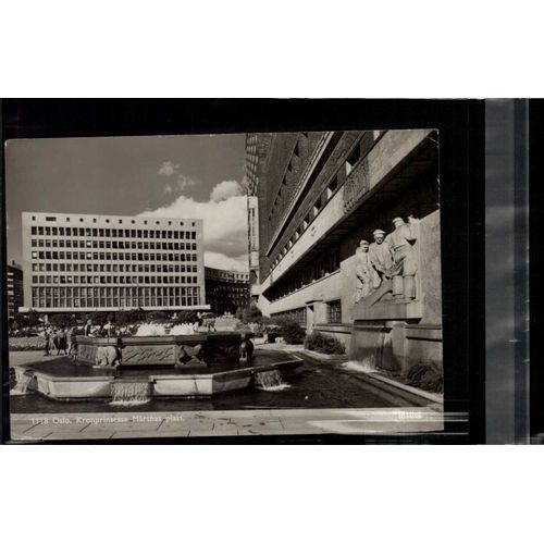 Carte Postale Oslo - Kronprinsesse Märthas En L'état Sur Les Photos