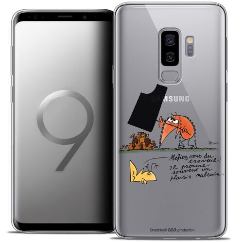 Caseink Caseink Coque Pour Samsung Galaxy S9+ / S9 Plus (6.2 ) Housse Etui [Licence Officielle Collector Les Shadoks® Design Le Travail - Souple - Ultra Fin - Imprimé En France]