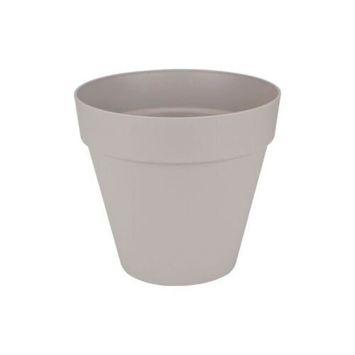 Loft urban pot de fleur rond - 25 cm - gris chaud